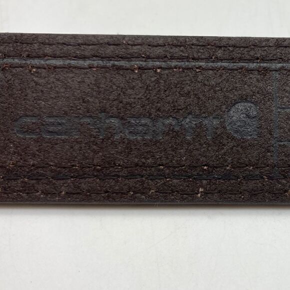 Carhartt Detroit WB 5507 Men’s Leather Belt SZ 38 Length 46”/44” Tan/Brown Color - Picture 10 of 11